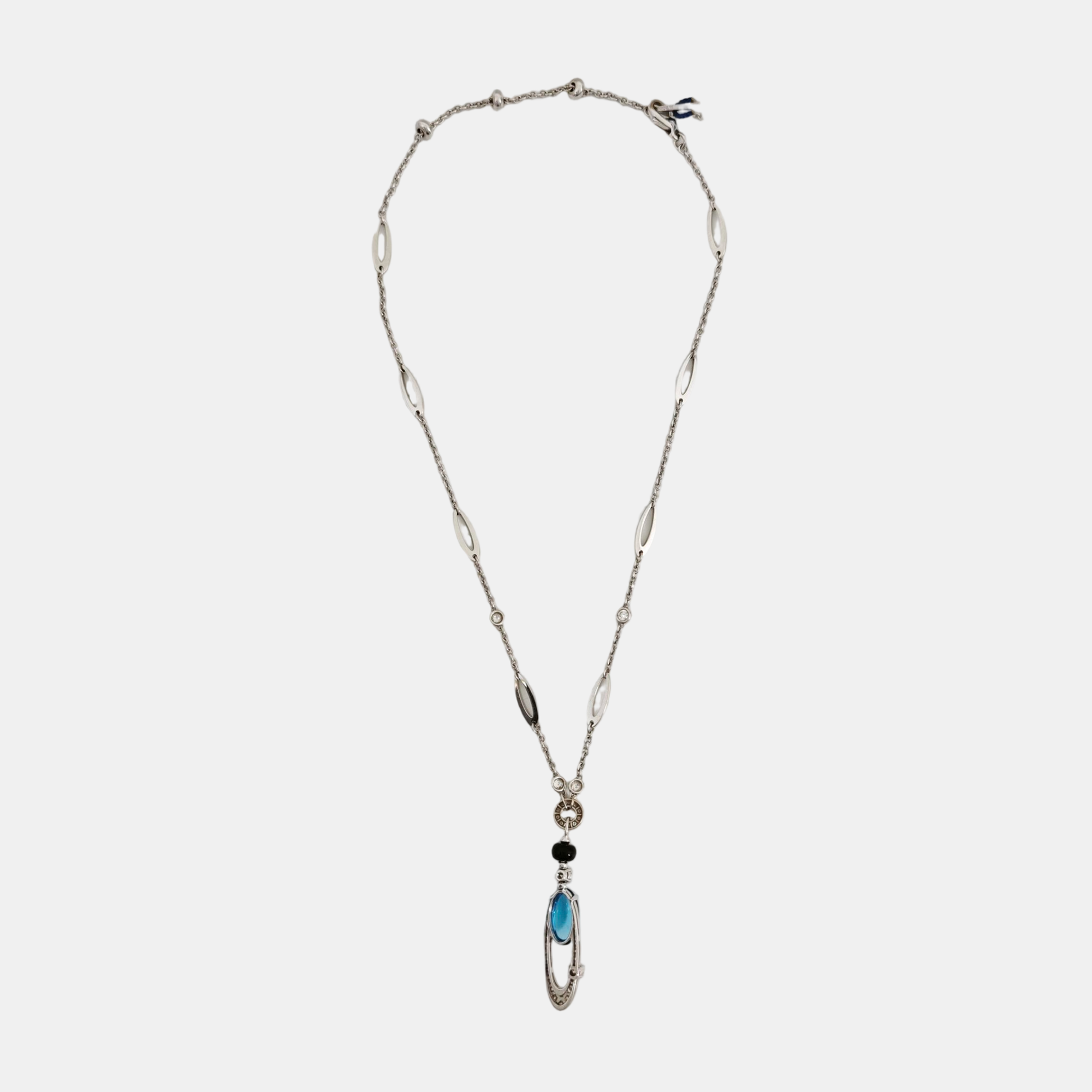 ALLEGRA 18k White Gold Silver Necklace