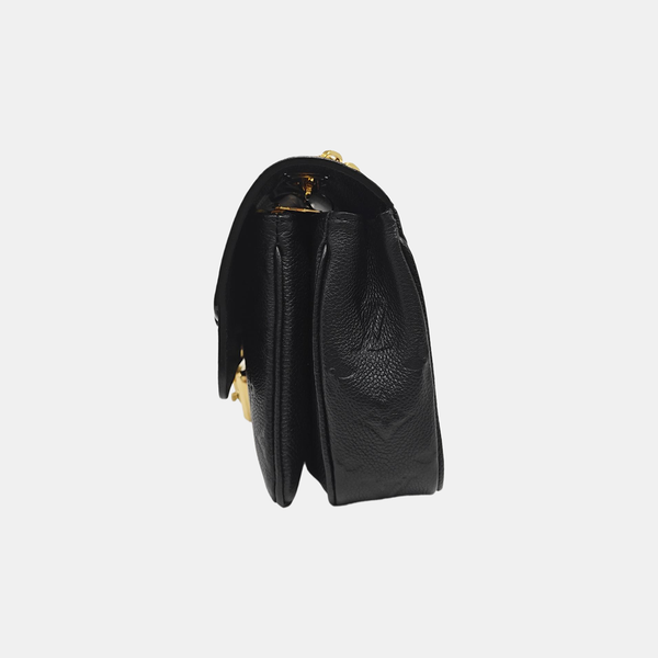 MARCEAU Monogram Calfskin Black
