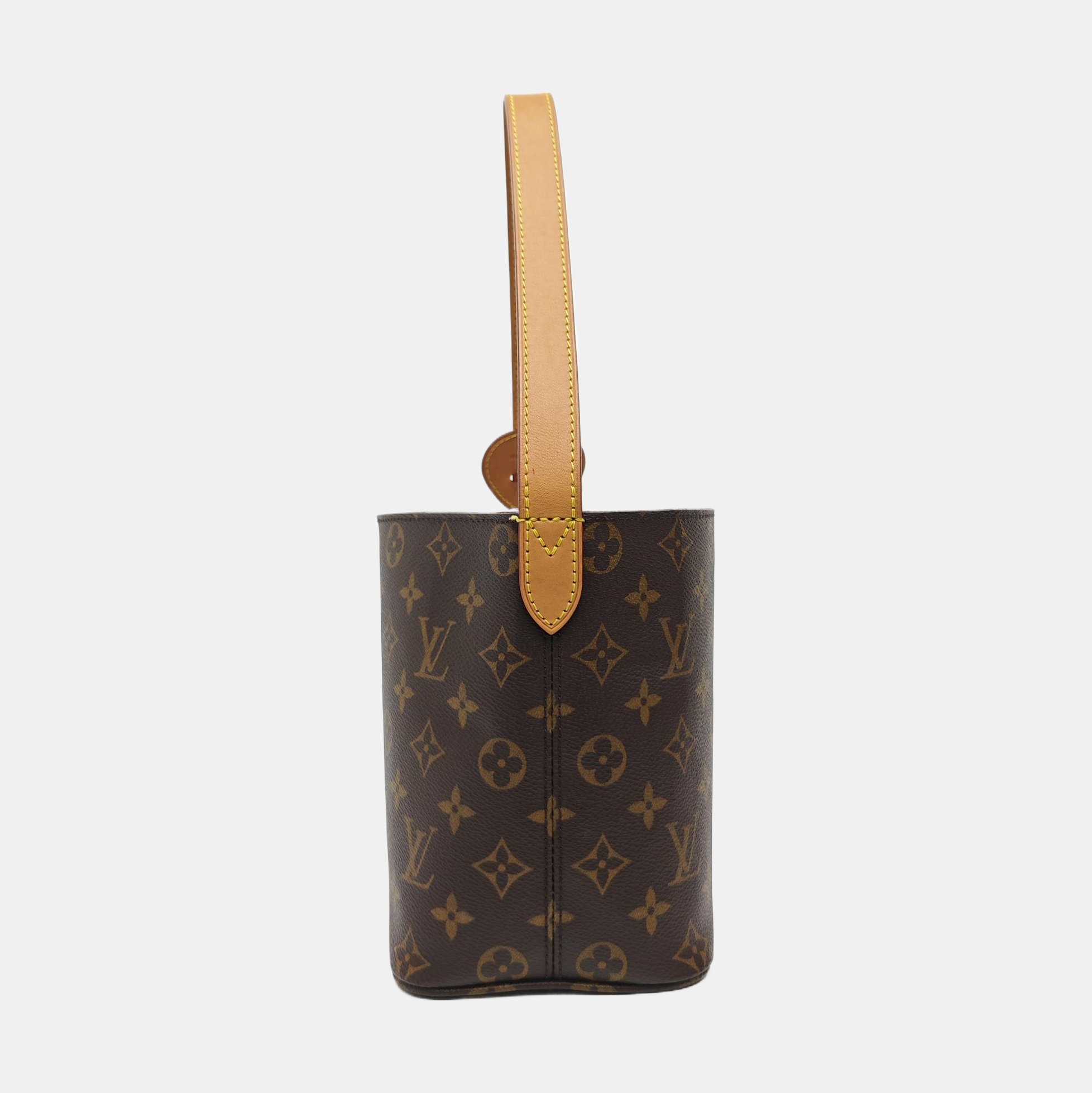 ALL IN Monogram Coated Canvas Brown