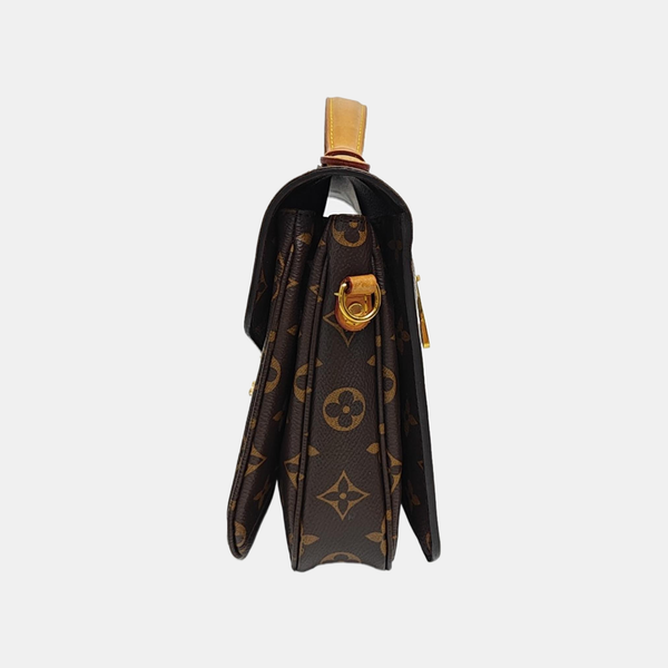 MÉTIS MM Monogram Coated Canvas Brown