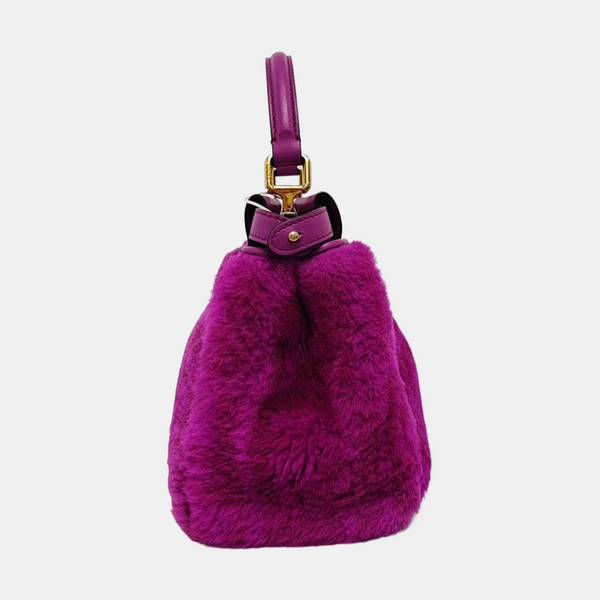 Peekaboo Mini Sheepskin Purple