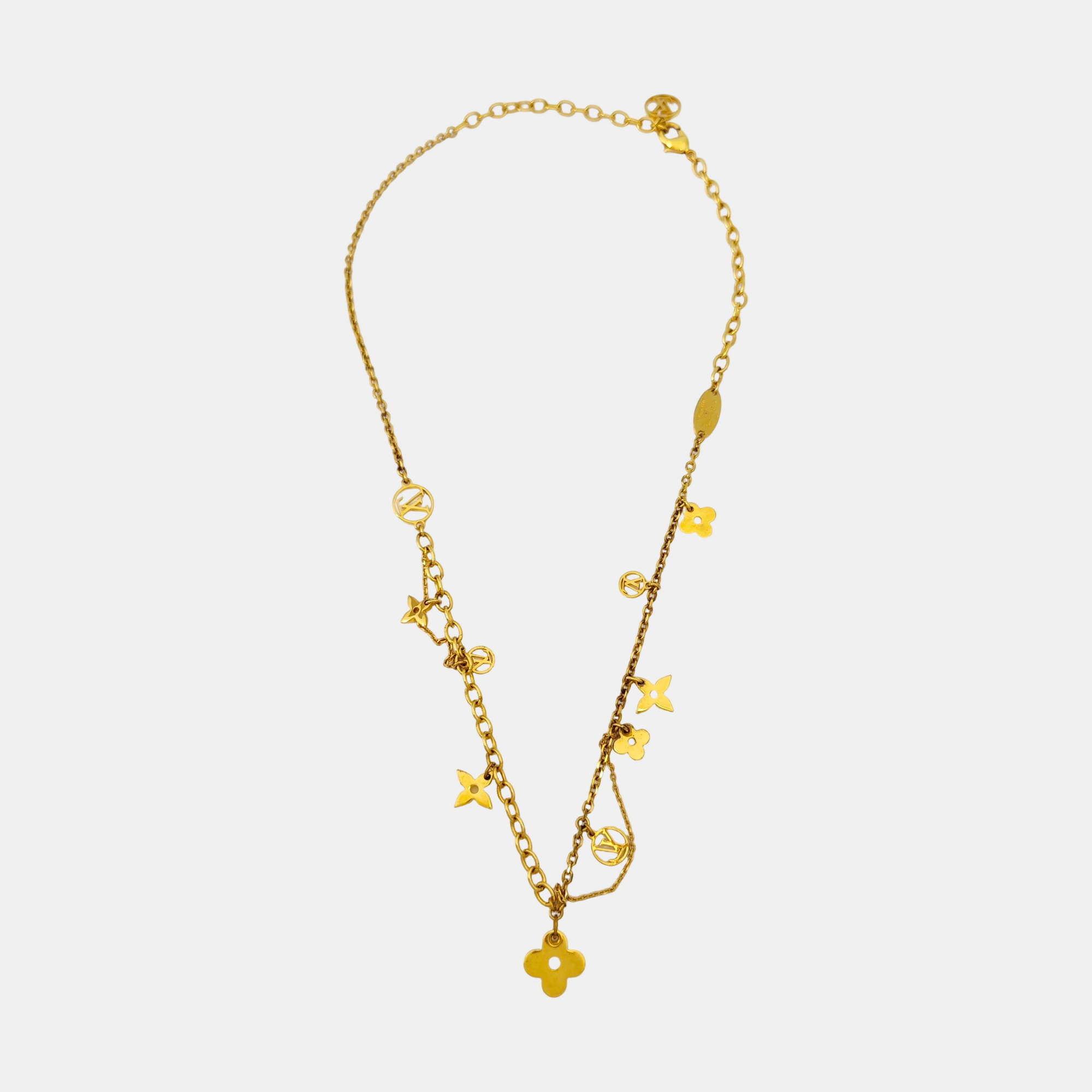BLOOMING Metal Gold Necklace