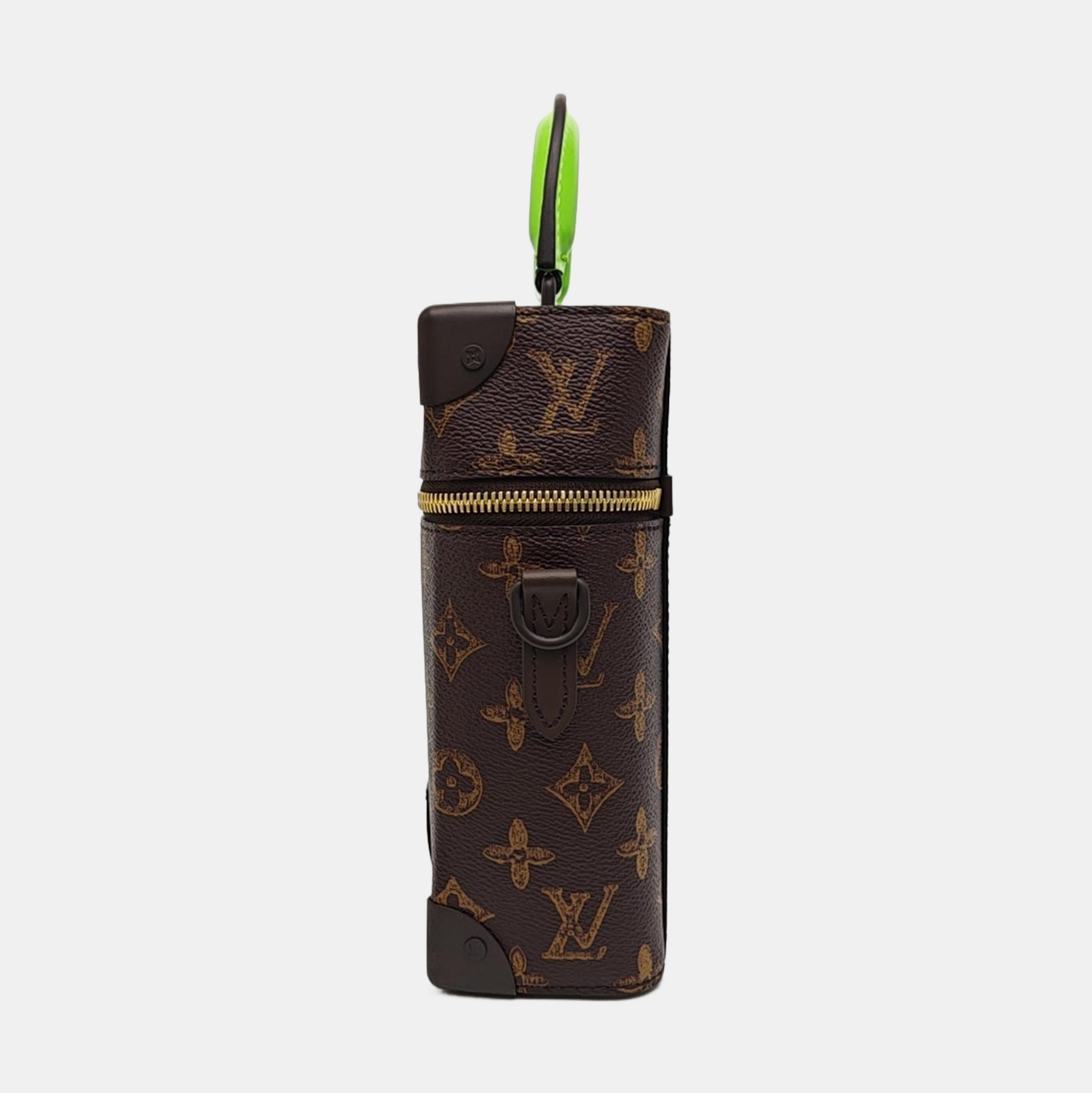 VERTICAL BOX TRUNK Monogram Coated Canvas Brown