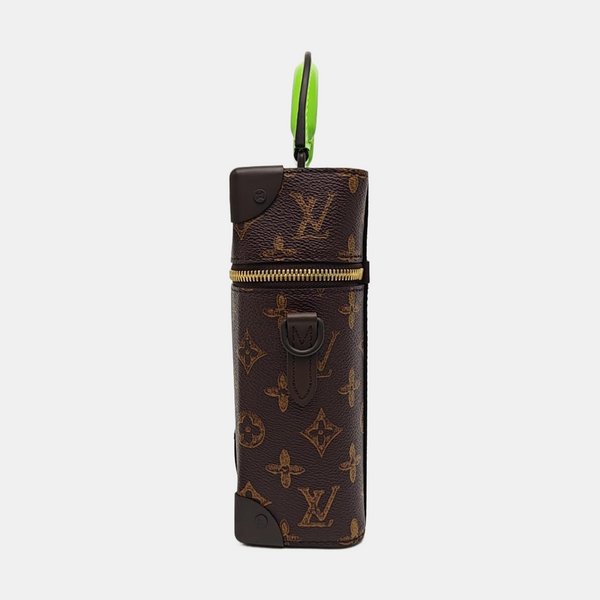 VERTICAL BOX TRUNK Monogram Coated Canvas Brown
