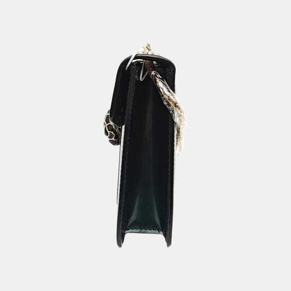 SERPENTI FOREVER Small Patent Leather Green