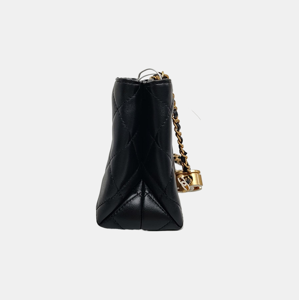 Quilted Lambskin Black