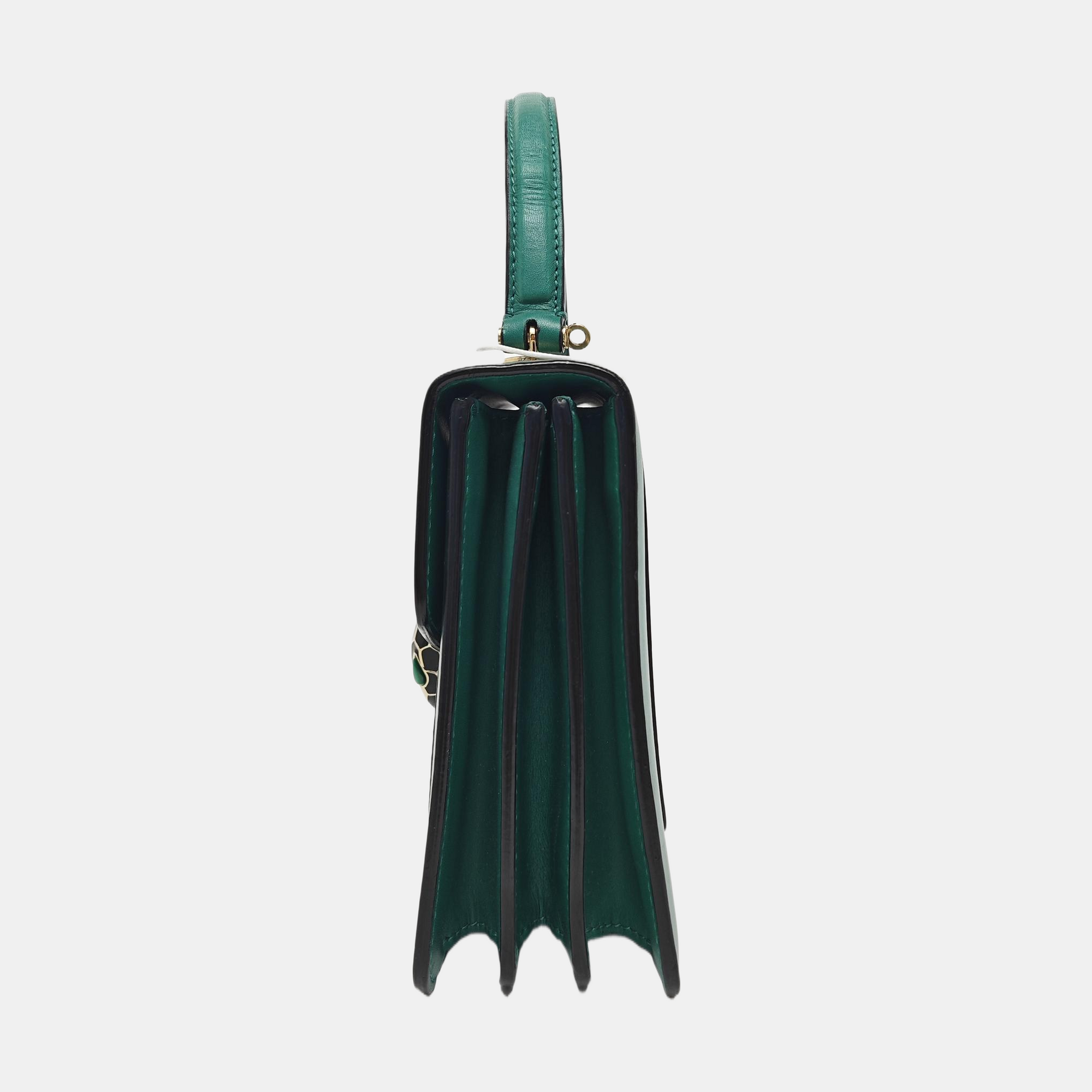 SERPENTI FOREVER Calfskin Green