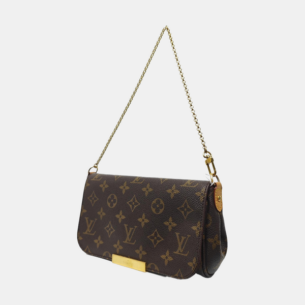 FAVORITE PM Monogram Coated Canvas Brown