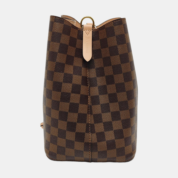 NÉONOÉ MM Damier Ebene Coated Canvas Brown