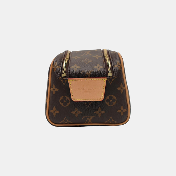 DOPP Monogram Coated Canvas Brown