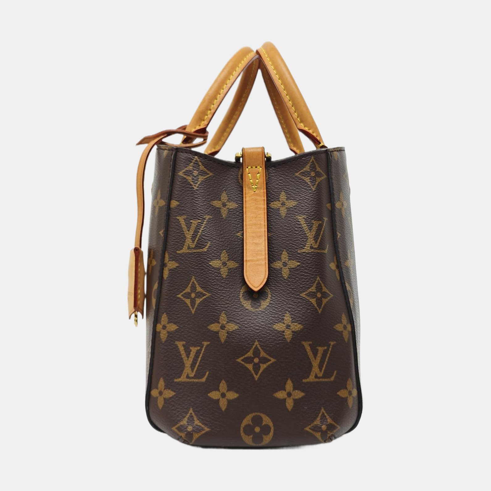 MONTAIGNE Monogram Coated Canvas Brown