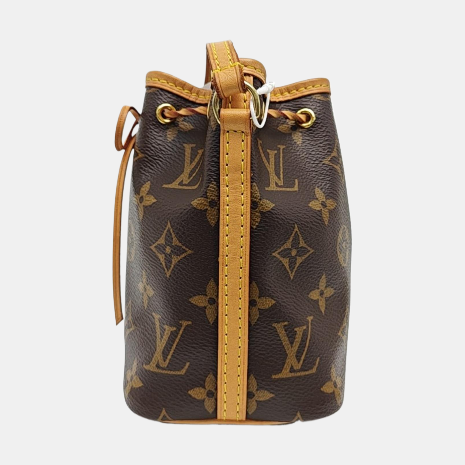 NÉONOÉ Nano Monogram Coated Canvas Brown