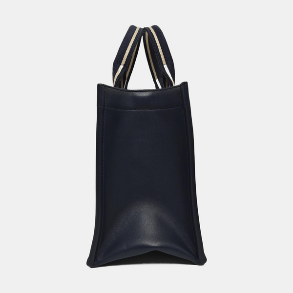 Book Tote Small Oblique Canvas Blue