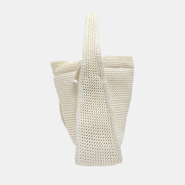 Special Material Shoulder Bag White