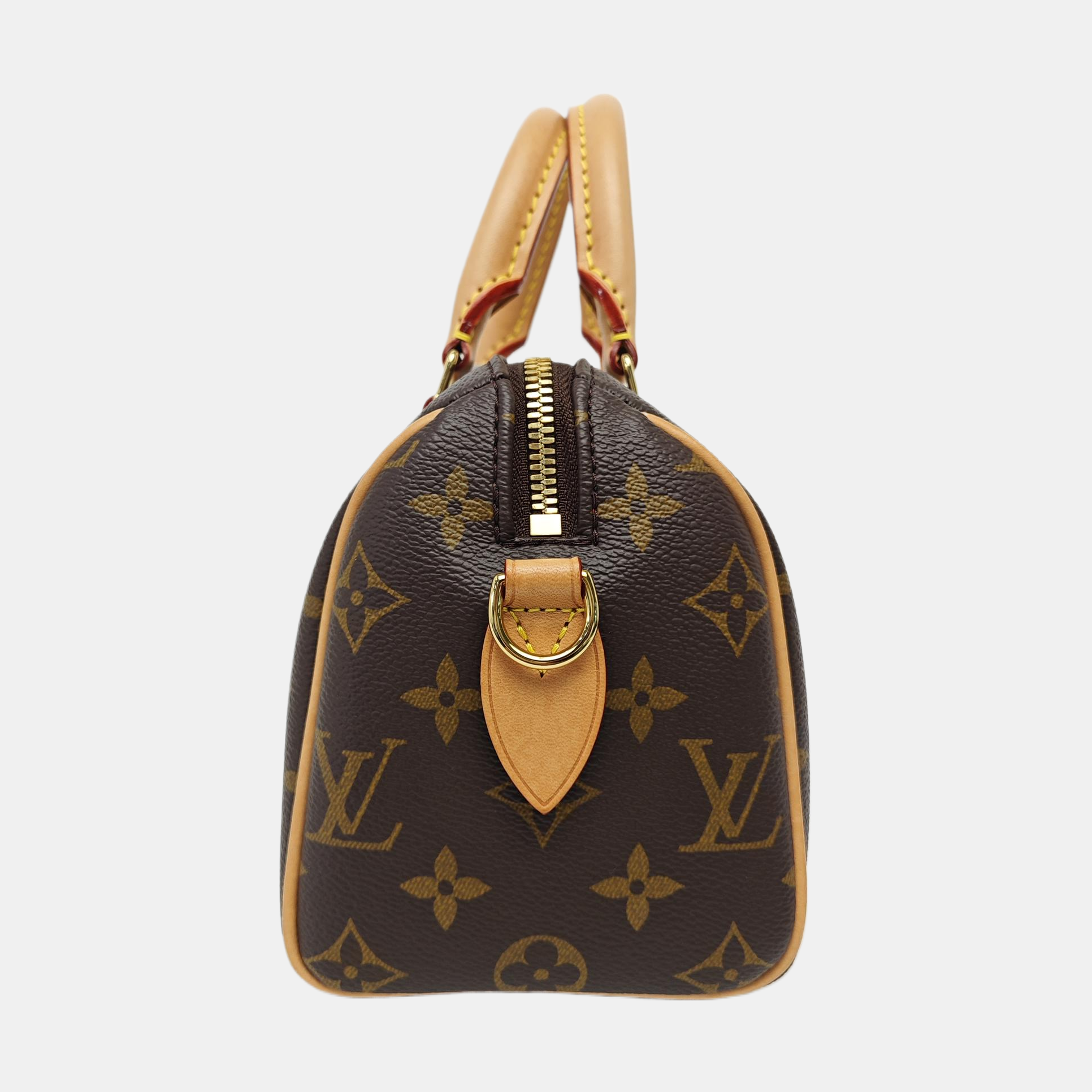 SPEEDY 20 Monogram Coated Canvas Brown