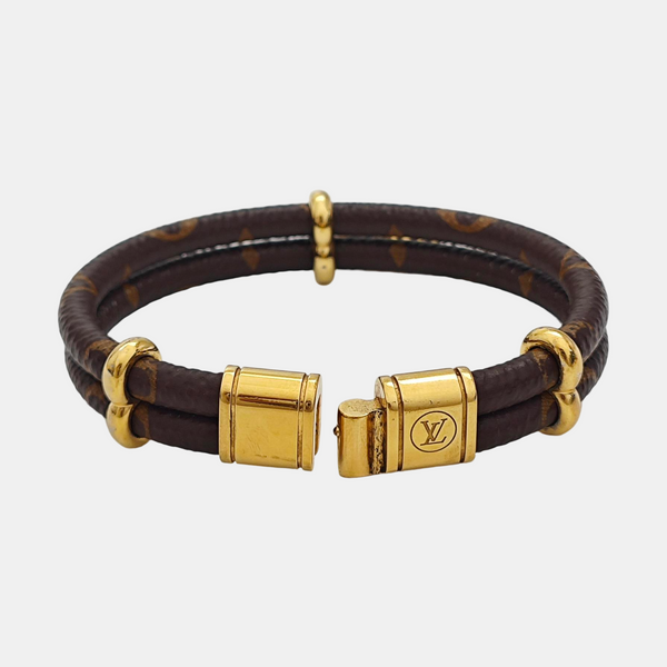 KEEP IT Coated Canvas Brown Bangle