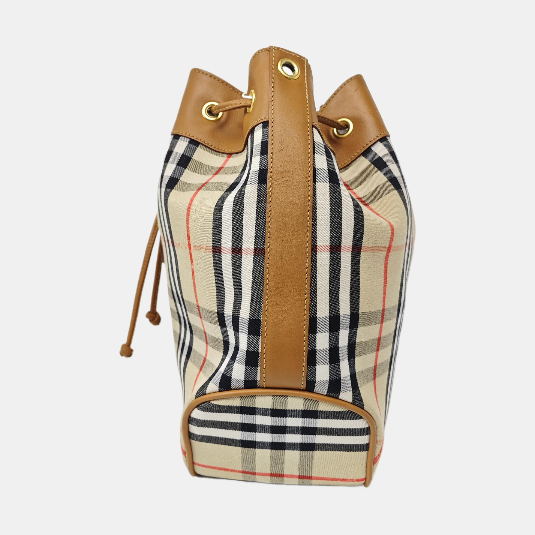Canvas Bucket Bag Medium Brown