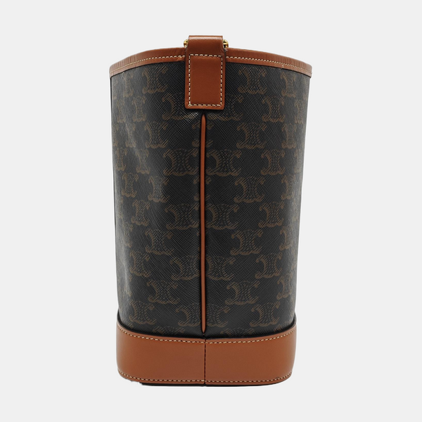 TRIOMPHE CANVAS Small Coated Canvas Brown