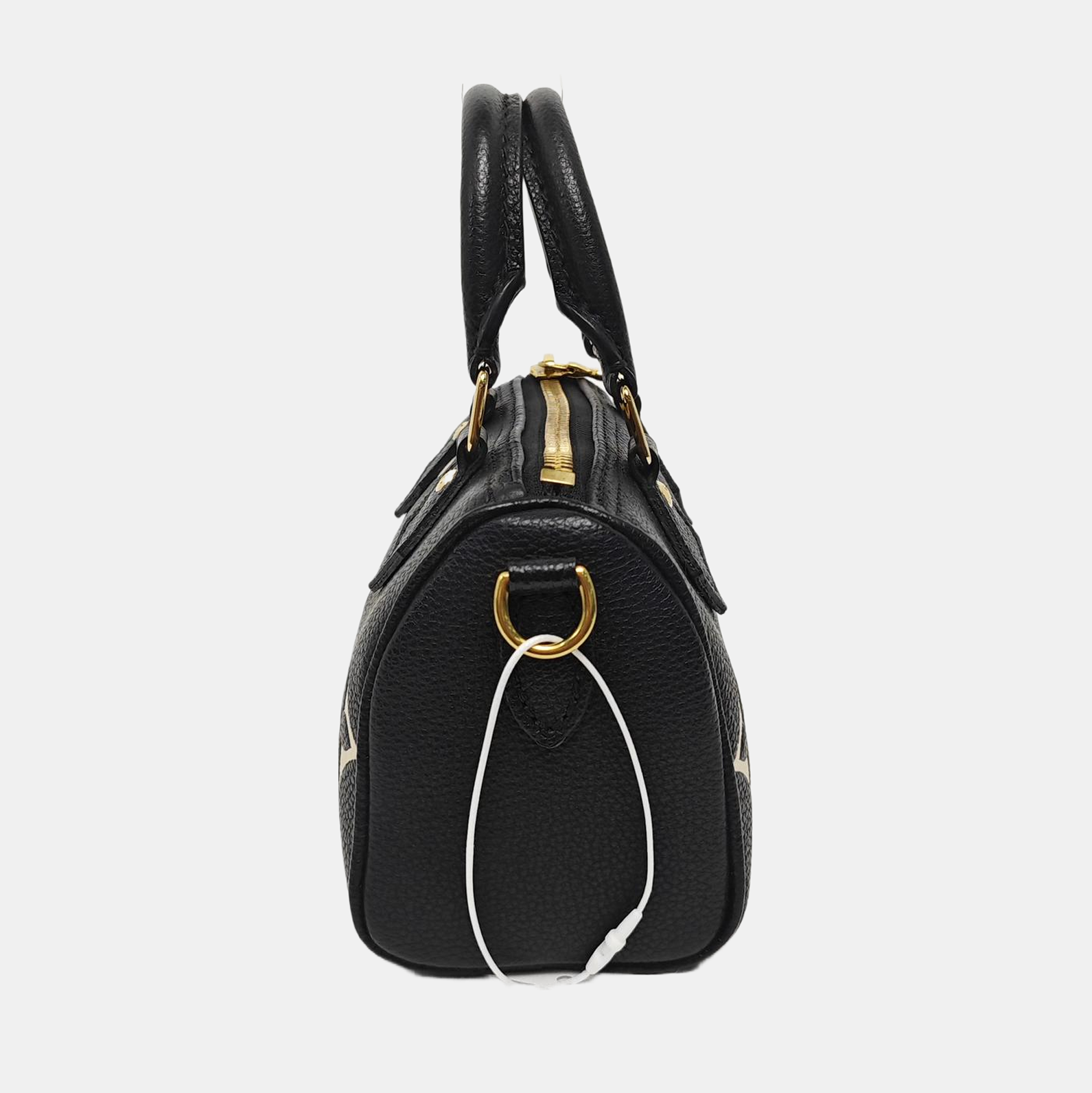 SPEEDY Nano Monogram Calfskin Black