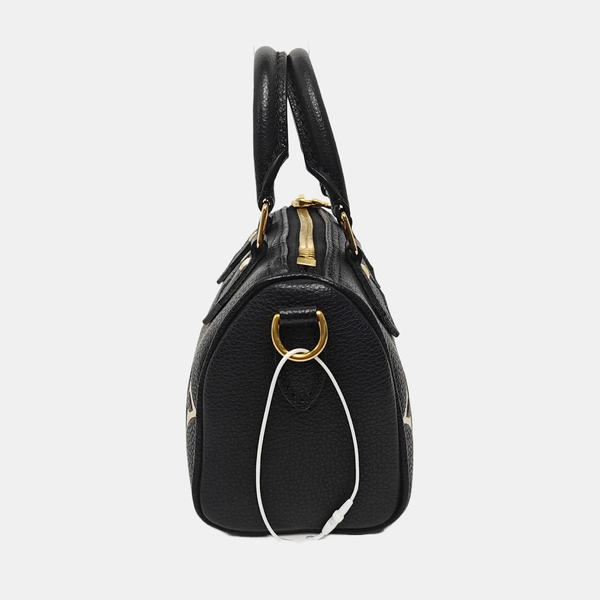 SPEEDY Nano Monogram Calfskin Black