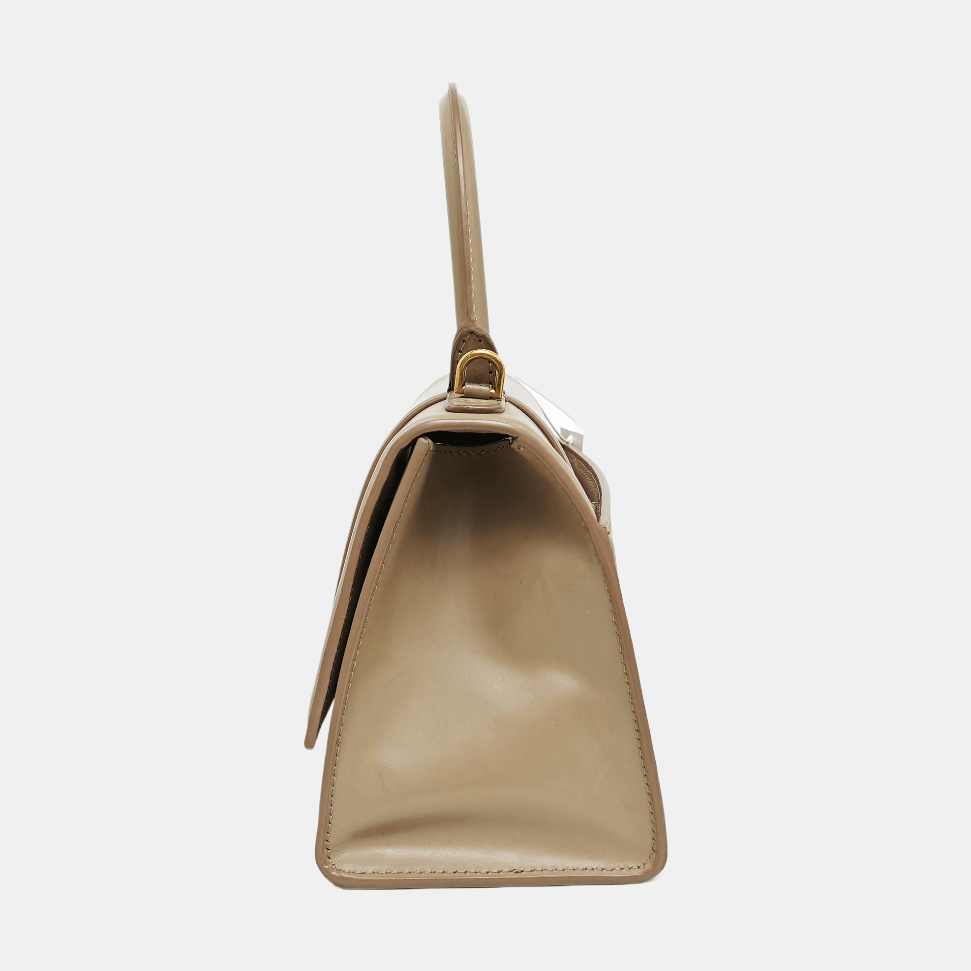 Hourglass S Calfskin Beige