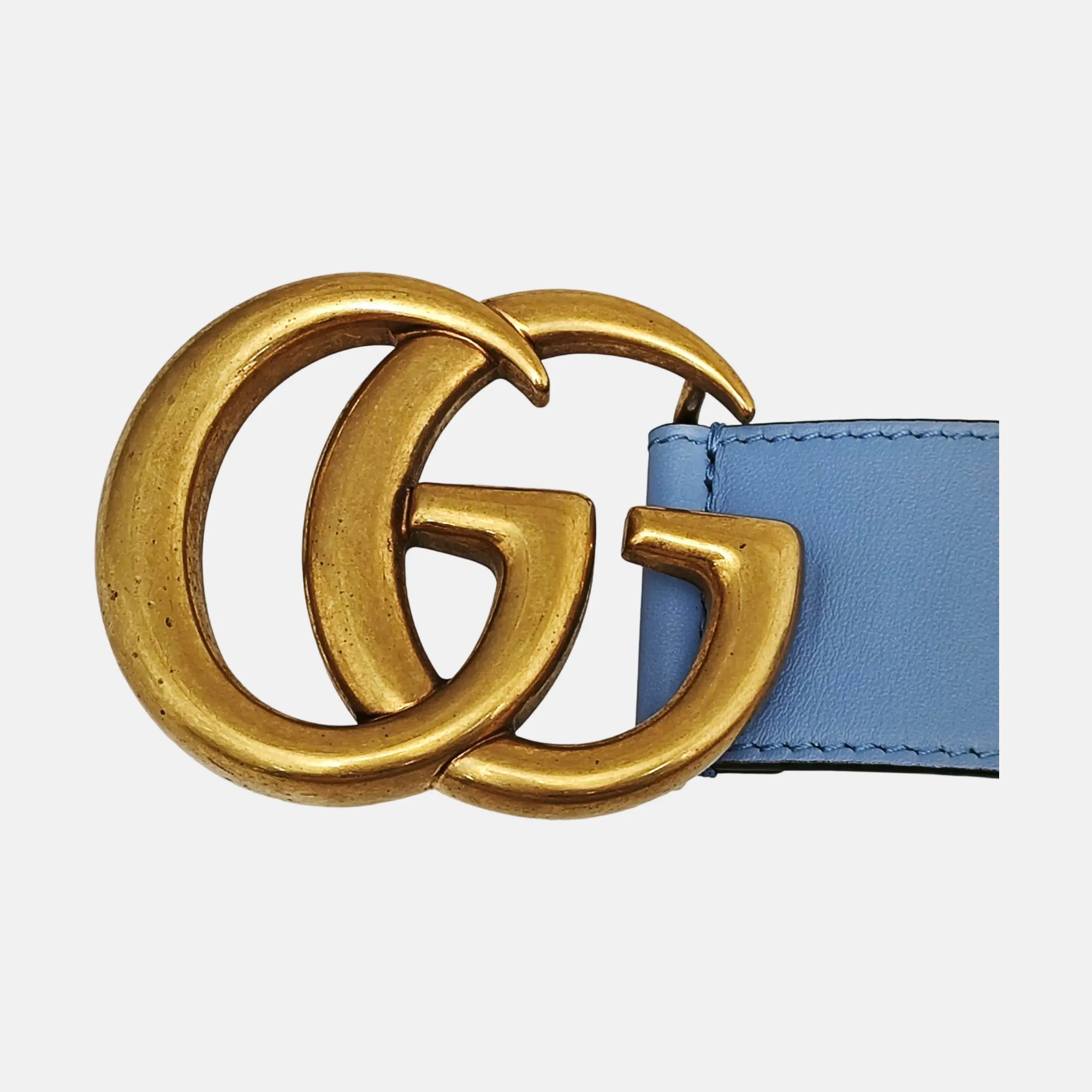 Leather Belt Blue