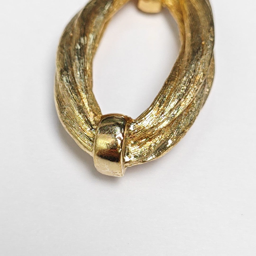 Metal Gold Brooch