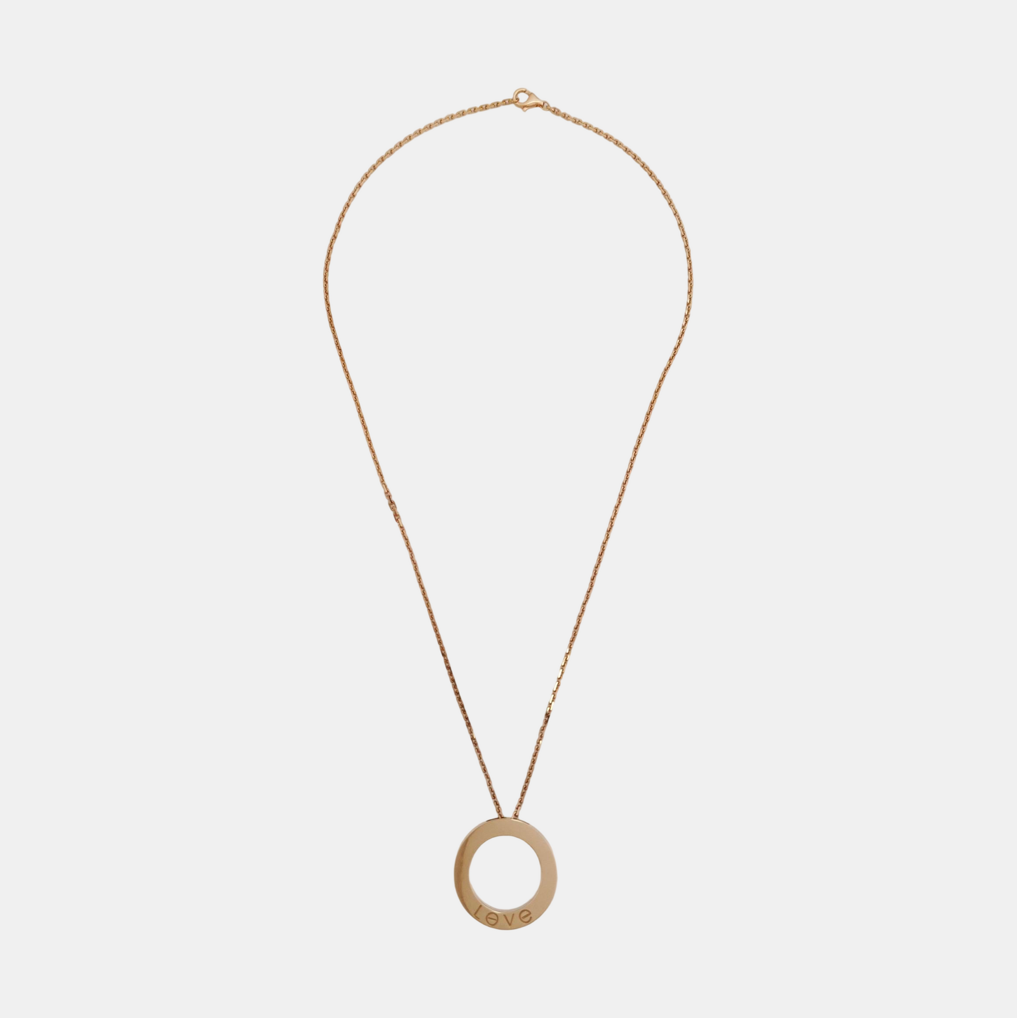 LOVE 18k Rose Gold Necklace