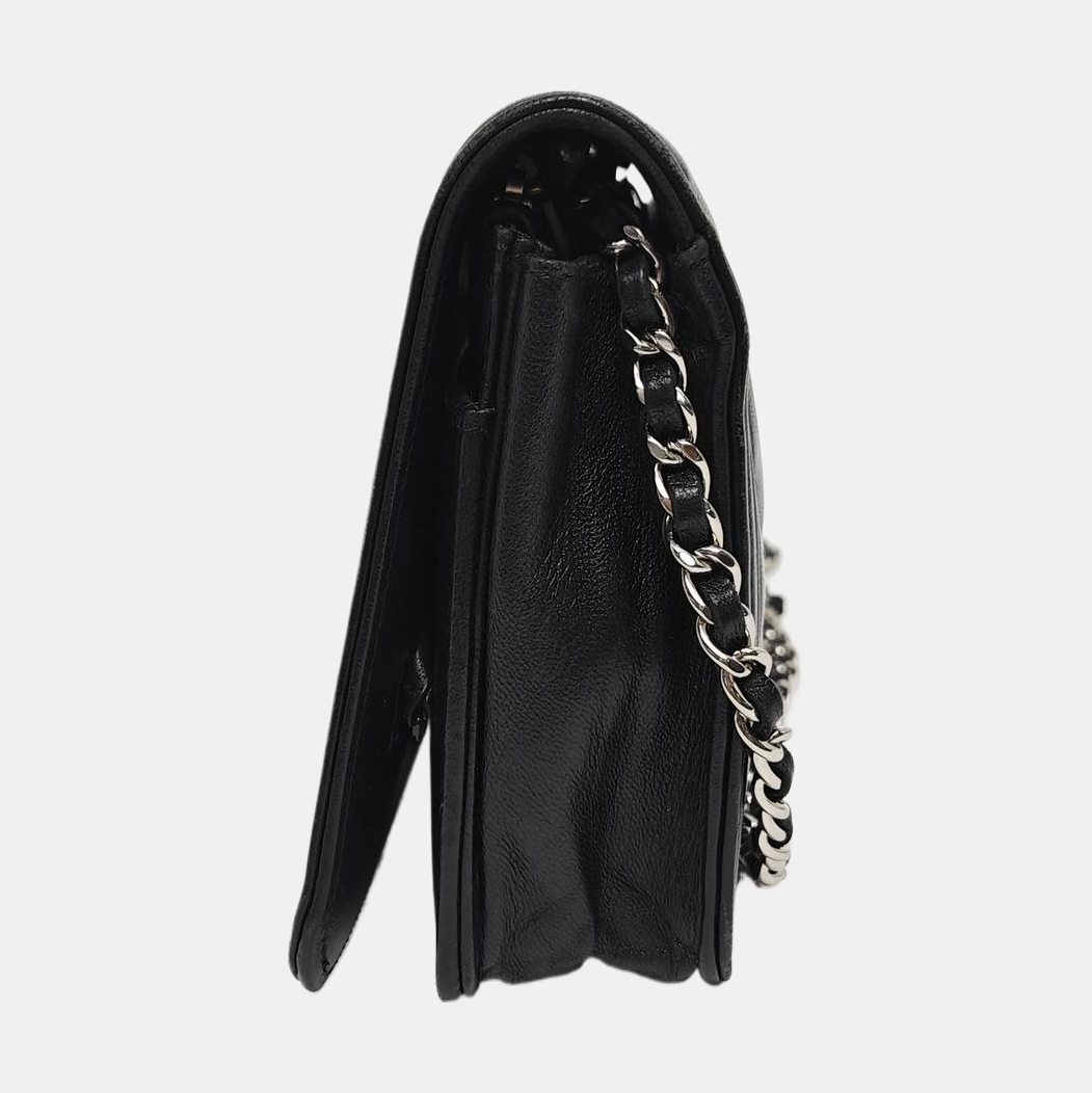 BOY CHANEL Mini Quilted Lambskin Black