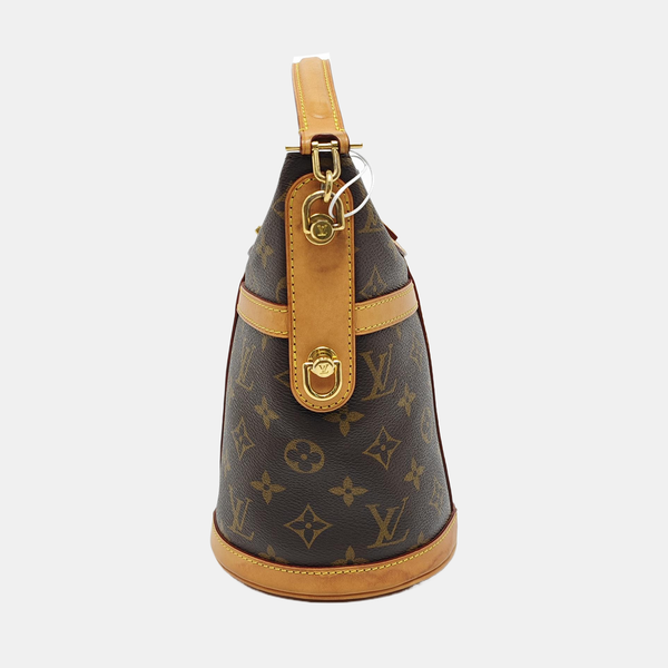 DUFFLE Monogram Coated Canvas Brown