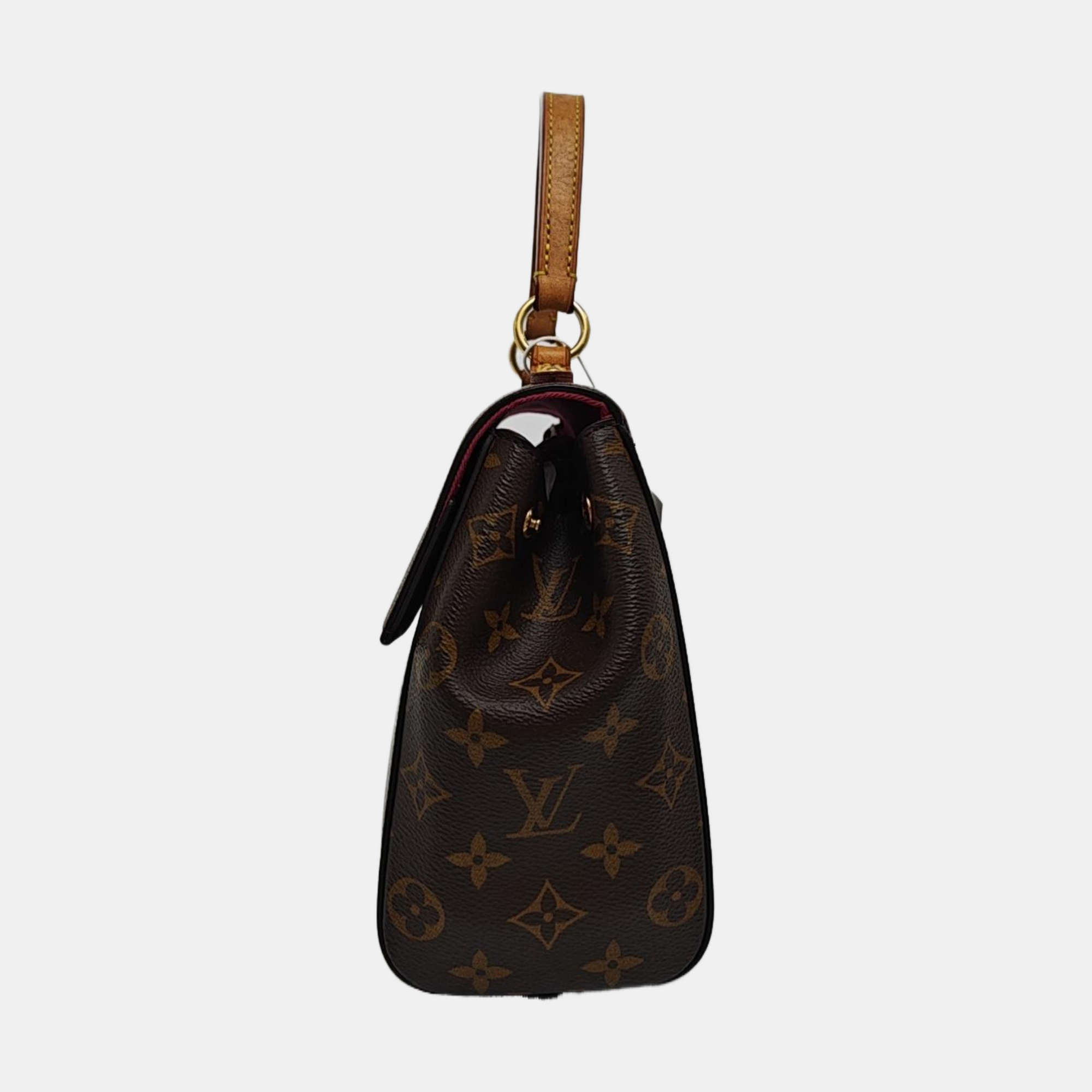 CLUNY PM Monogram Coated Canvas Brown