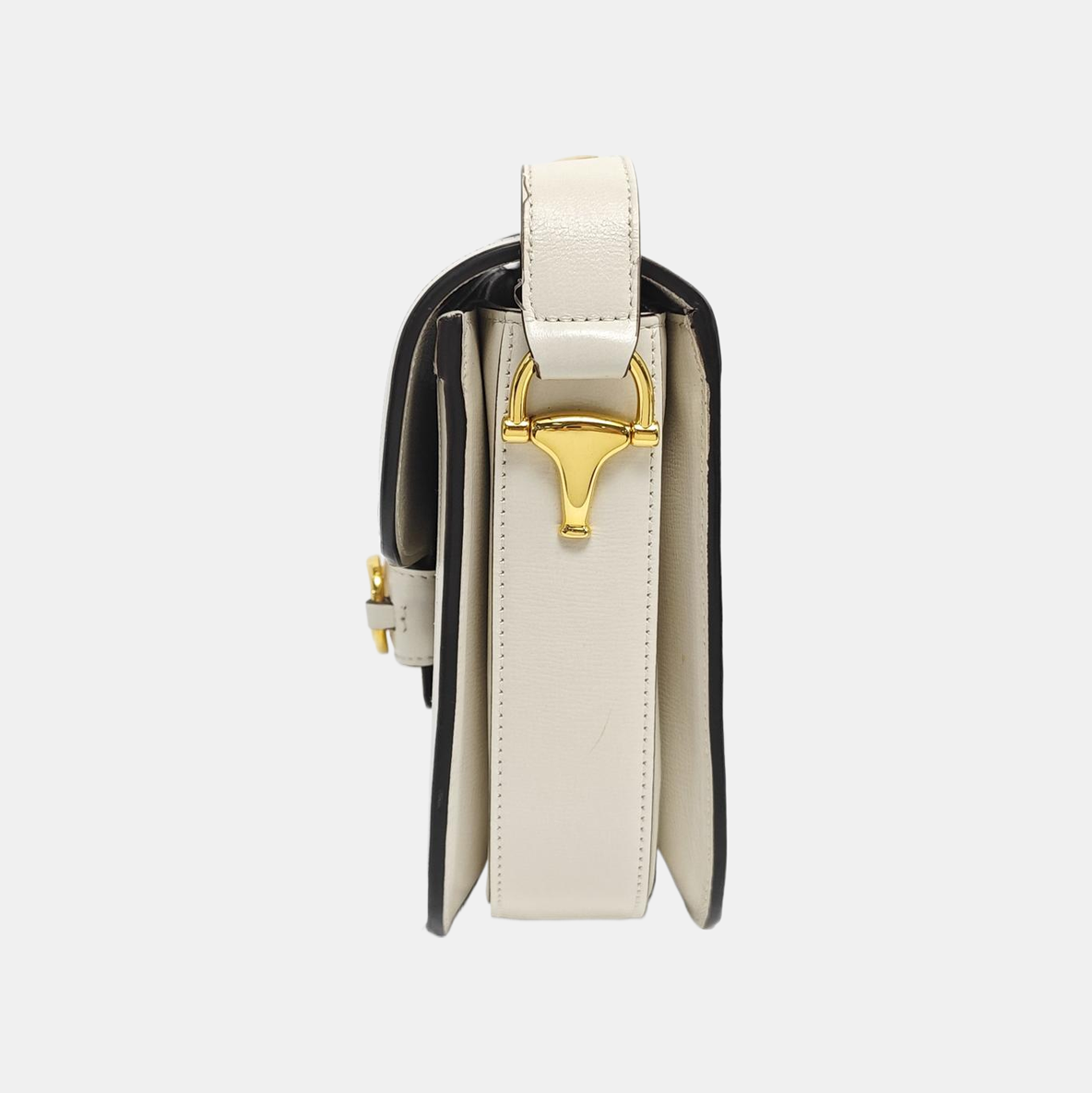 Horsebit 1955 Lona recubierta con monograma pequeño beige