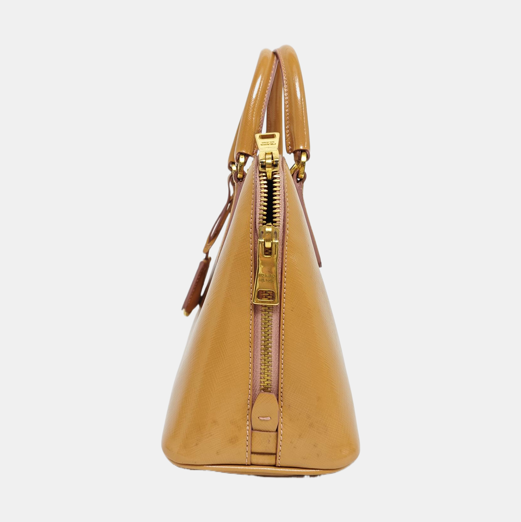 Authenticated pre-owned  Promenade Saffiano Calfskin Yellow - Shoulder Bag at Looply