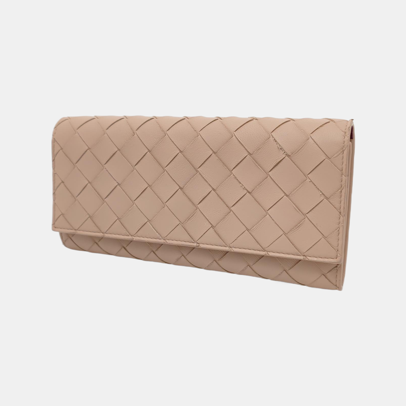 Lambskin Wallet Beige