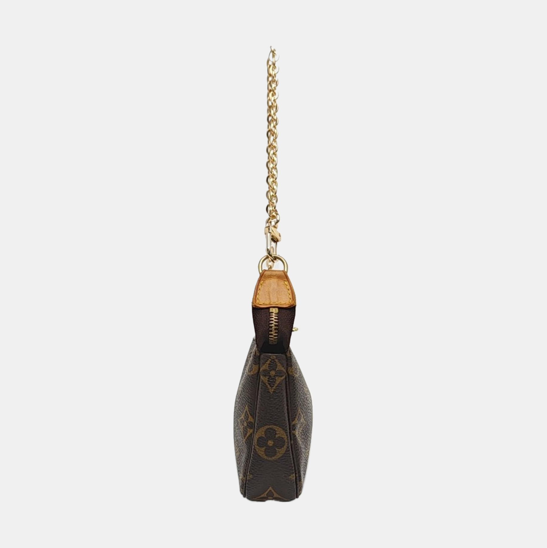 ACCESSOIRES MM Monogram Coated Canvas Brown