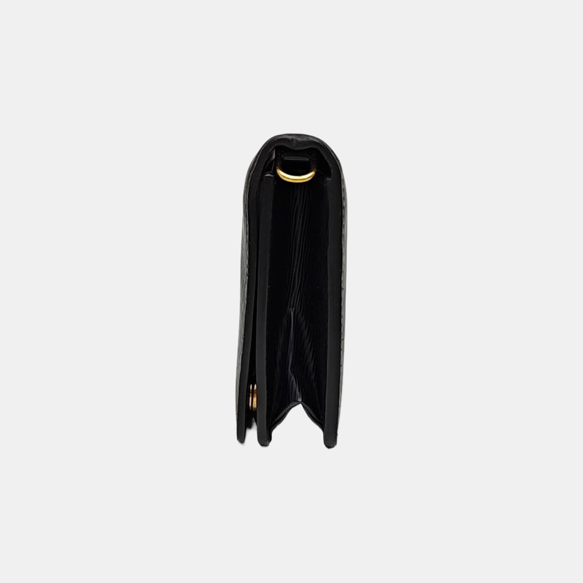 Saffiano Calfskin Shoulder Bag Black