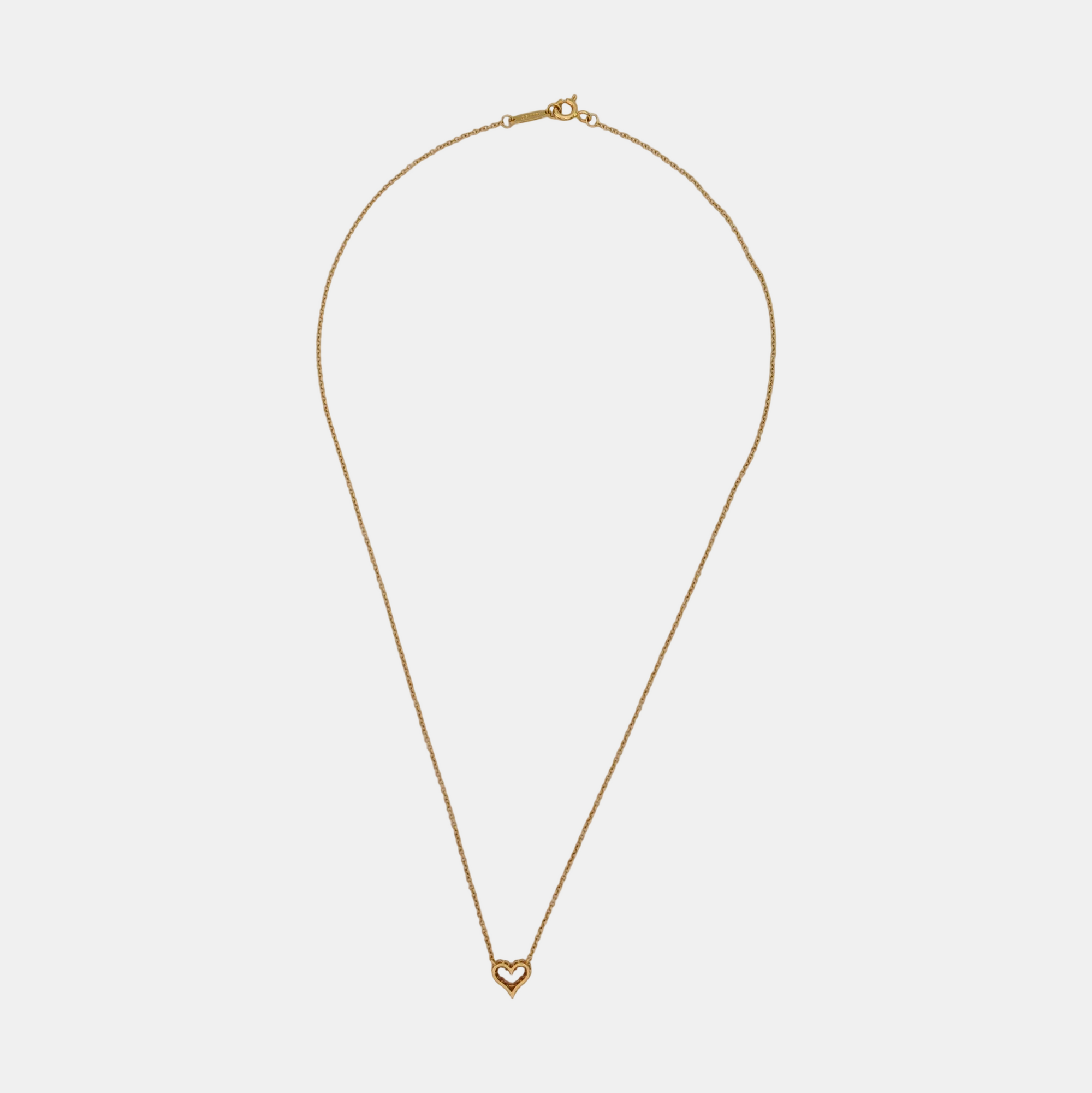 Tiffany Hearts 18k Rose Gold Necklace