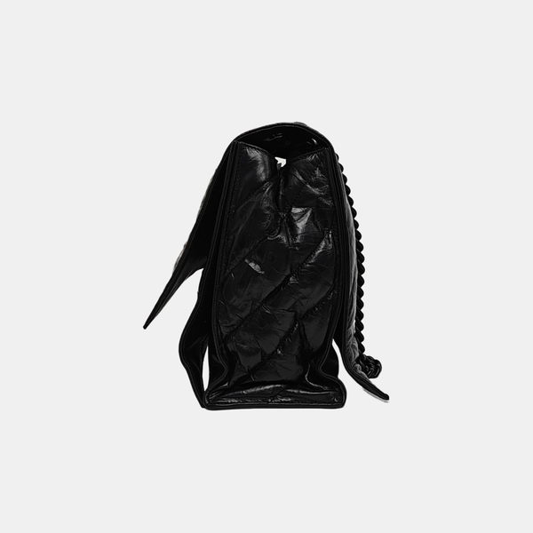Crush Quilted Calfskin Black