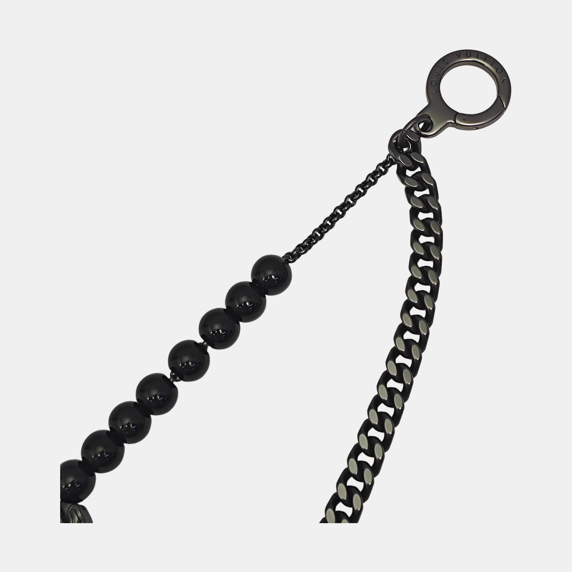 Metal Bag Charm Black