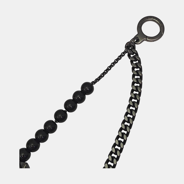 Metal Bag Charm Black