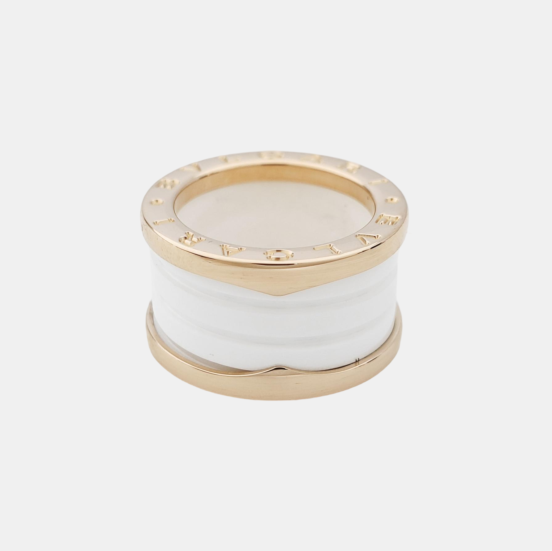 B.ZERO1 18k Rose Gold Ring EU 49