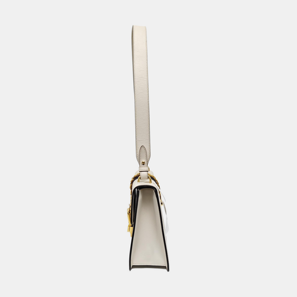 Sylvie Small Calfskin White