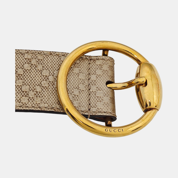 Leather Belt Gold