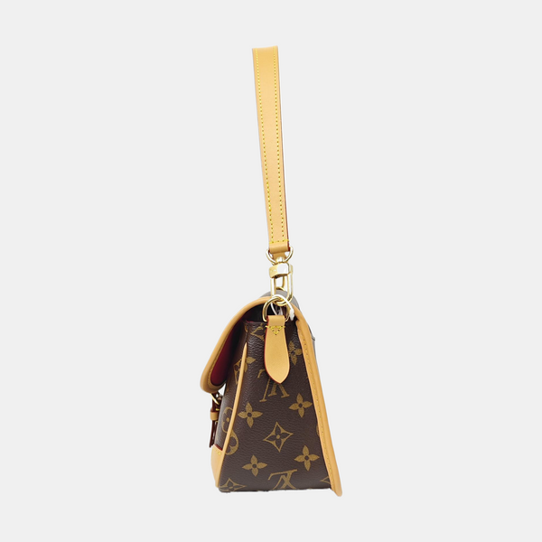 DIANE Monogram Coated Canvas Brown