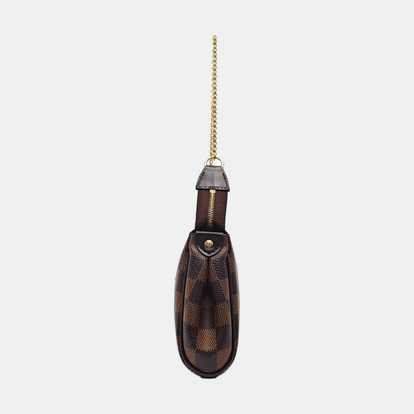 EVA Damier Ebene Coated Canvas Brown