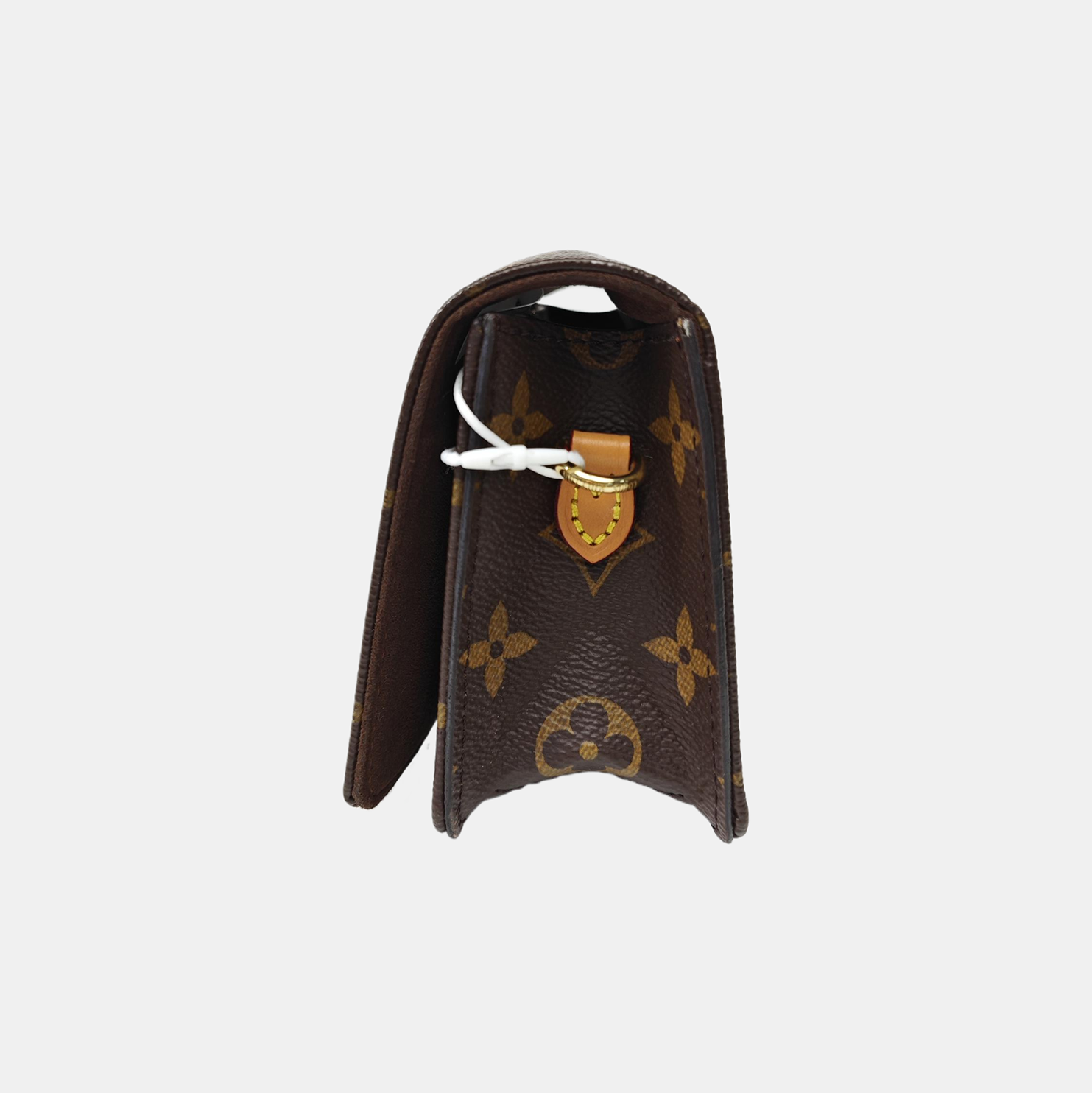 Lily Monogram Coated Canvas Brown