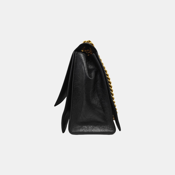 Crush Medium Calfskin Black