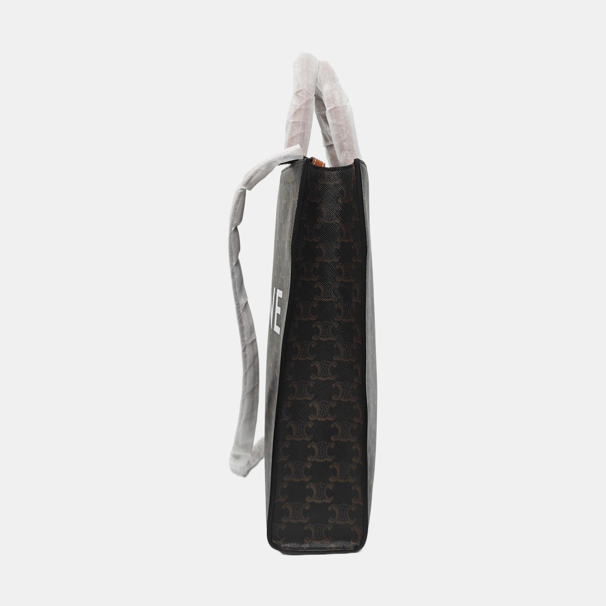 CABAS CELINE Small Coated Canvas Black