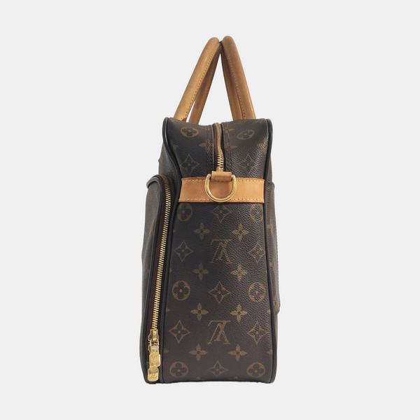 ICARE Monogram Coated Canvas Brown
