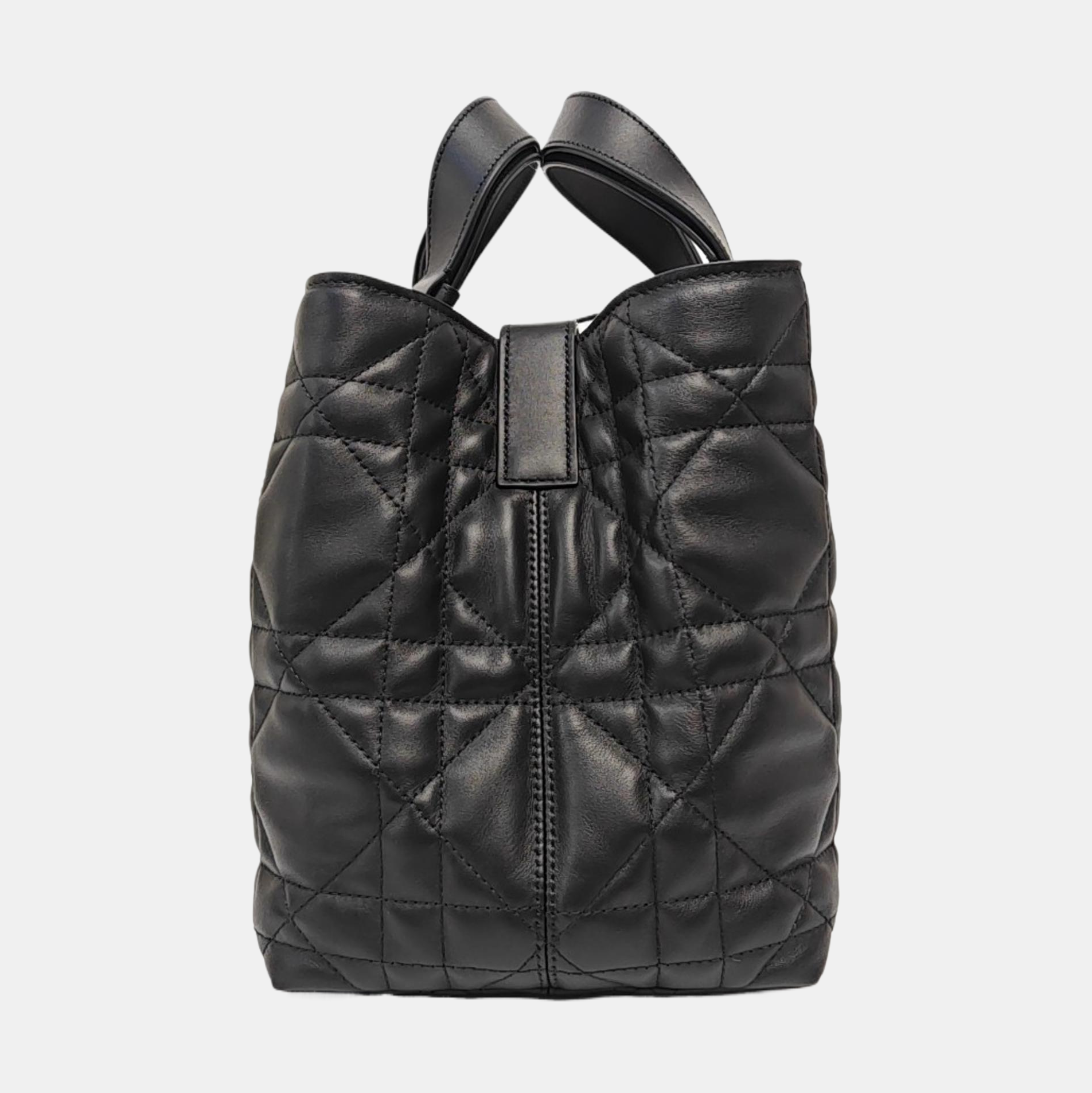 Toujours Medium Cannage Calfskin Black